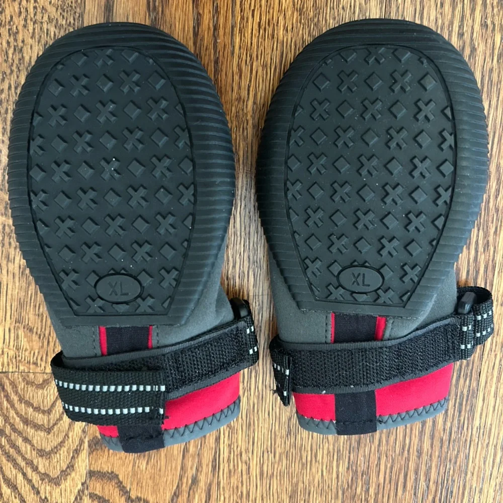 Top Paw Mixed Size L XL Reflective Dog Boots Paw Protectors Set of 4
